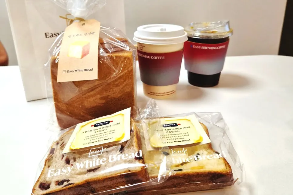 Three kinds of milk bread laid out on the table