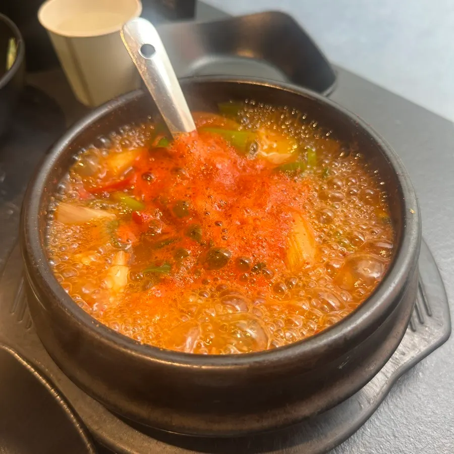 파가 듬뿍 들어간 된장찌개