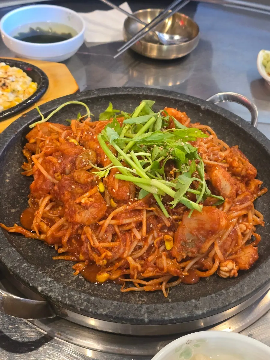 맵기 1단계 콜라겐아구찜 클로즈업