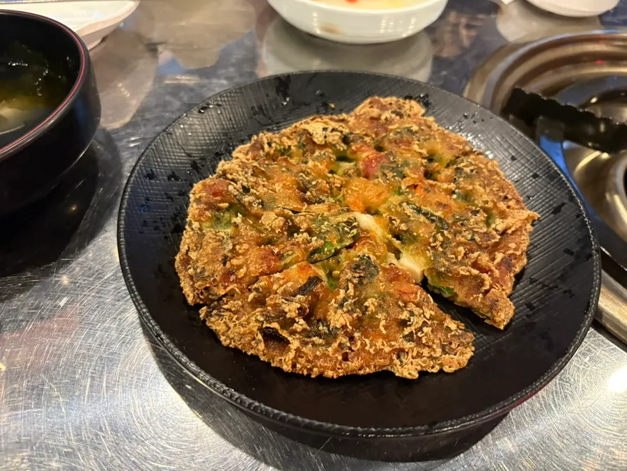 Corn cheese and steamed egg side dishes