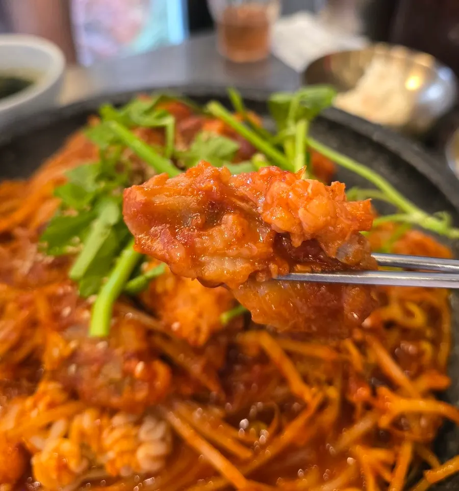 결대로 찢어지는 순살 아구살 클로즈업