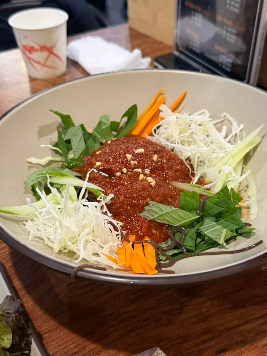 세트에 포함된 과일막국수