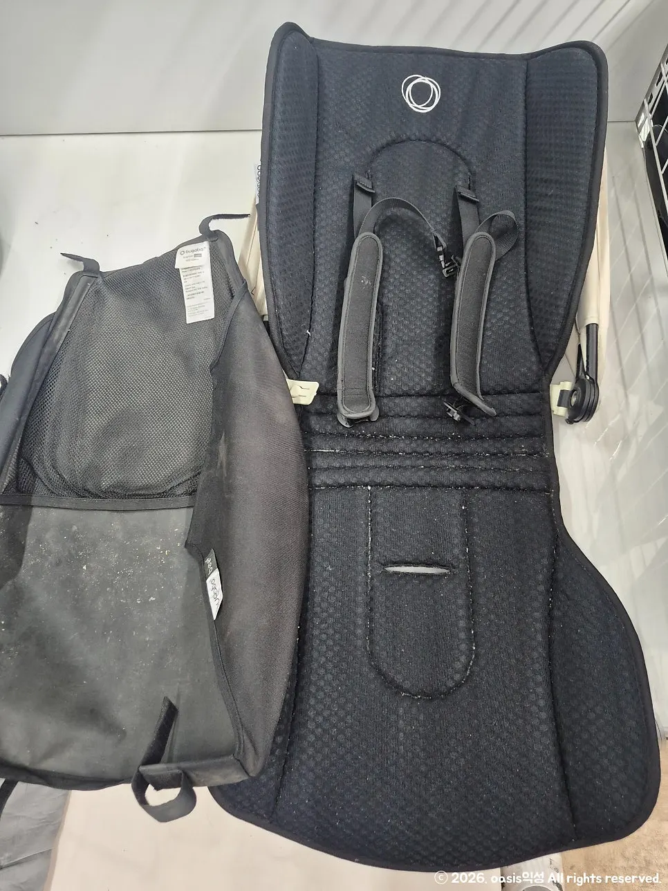 Cleaning stroller fabric and frame