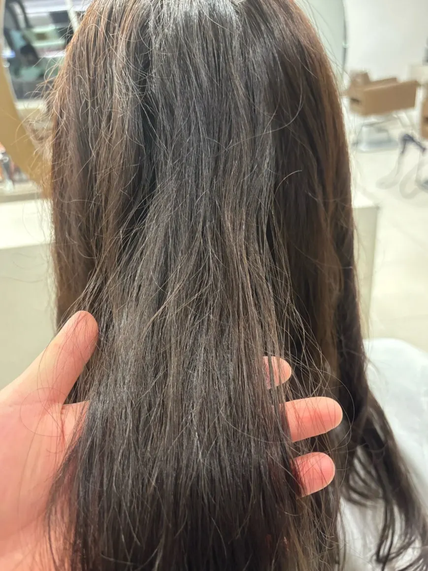 Soft hair texture after coloring