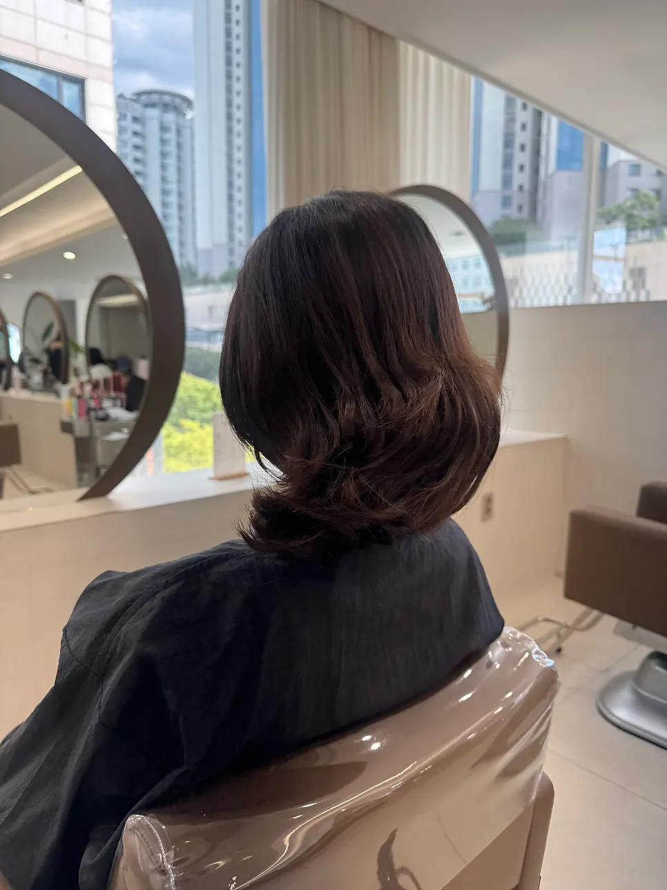 Hair before the vintage bob perm