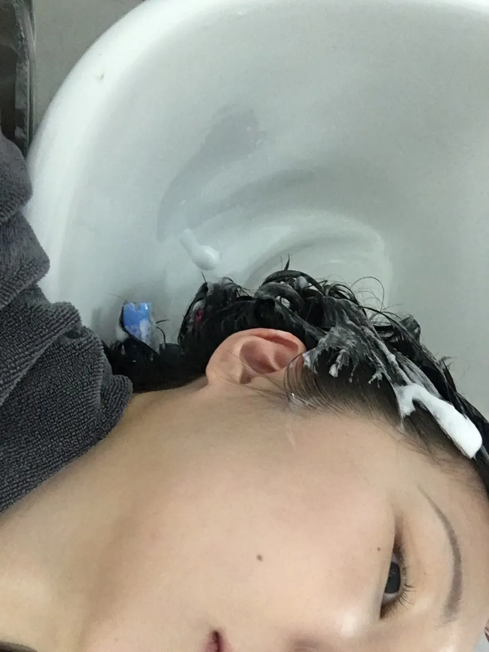 Tightly curled perm curls after heat processing