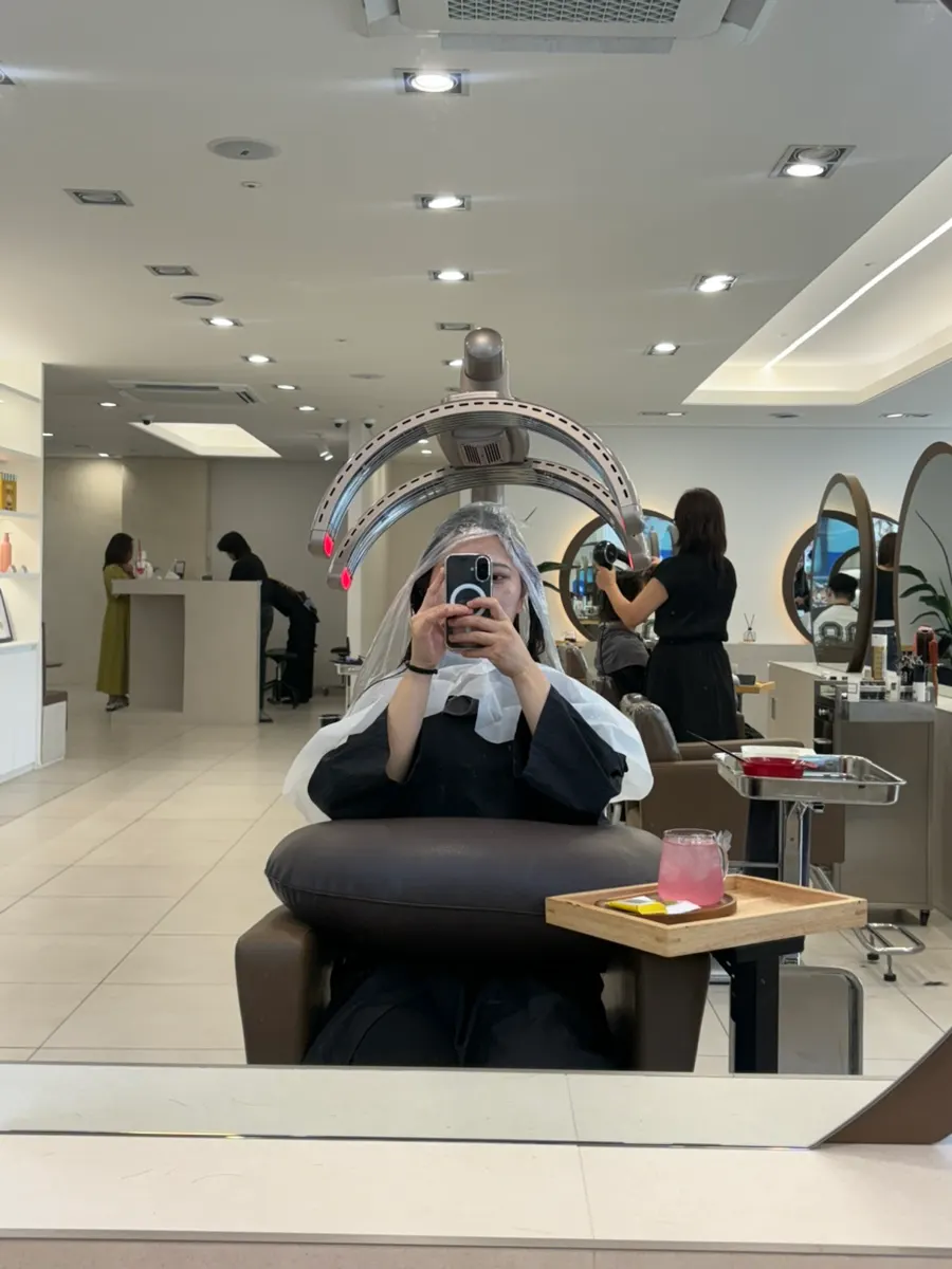 Hair condition before volume magic straightening