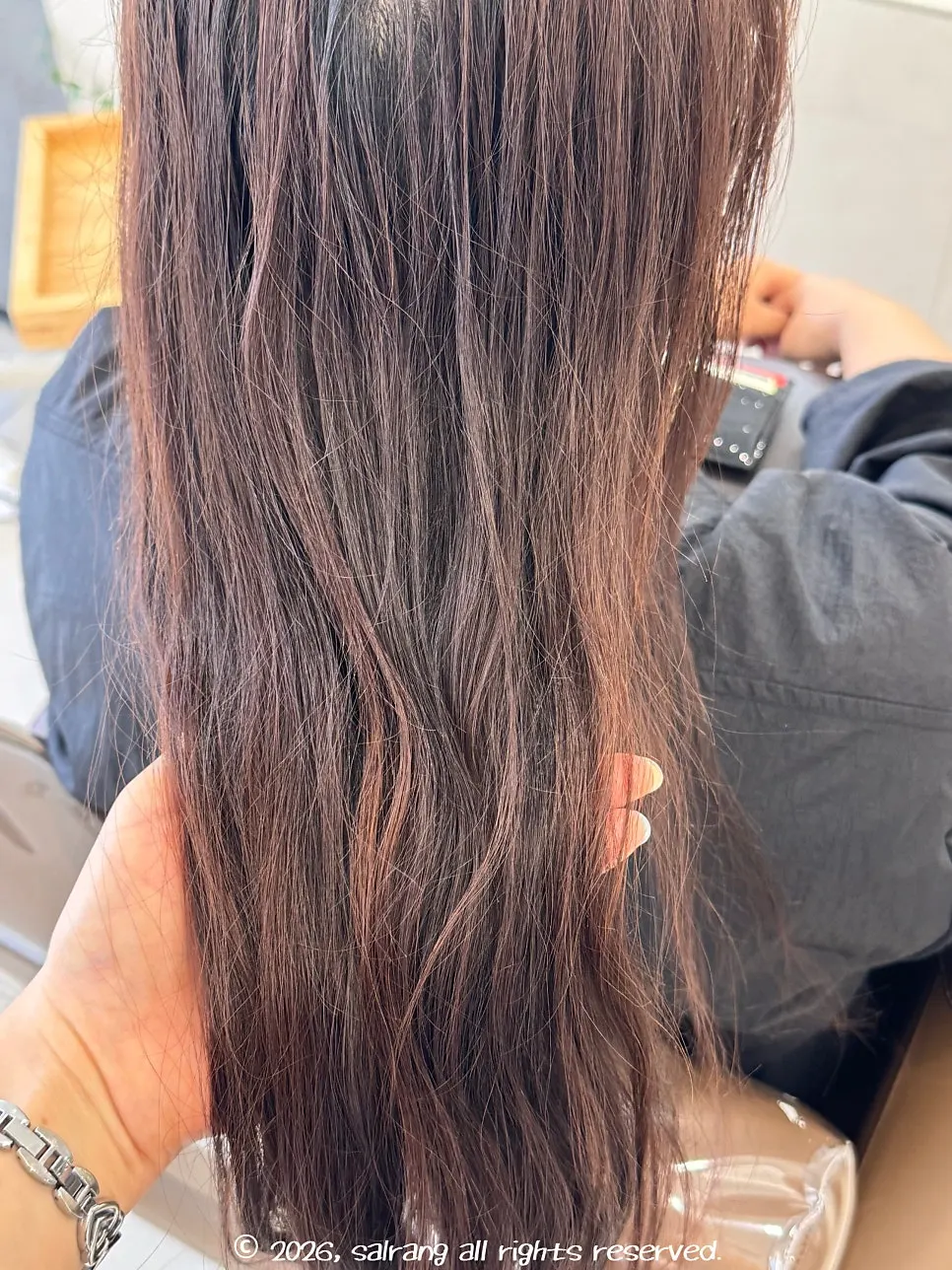 8레벨 애쉬브라운 염색 참고 이미지