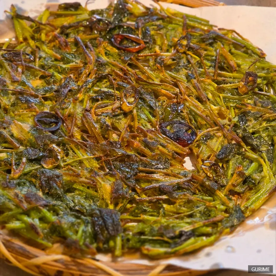 Minari pancake included in the jusanggang set