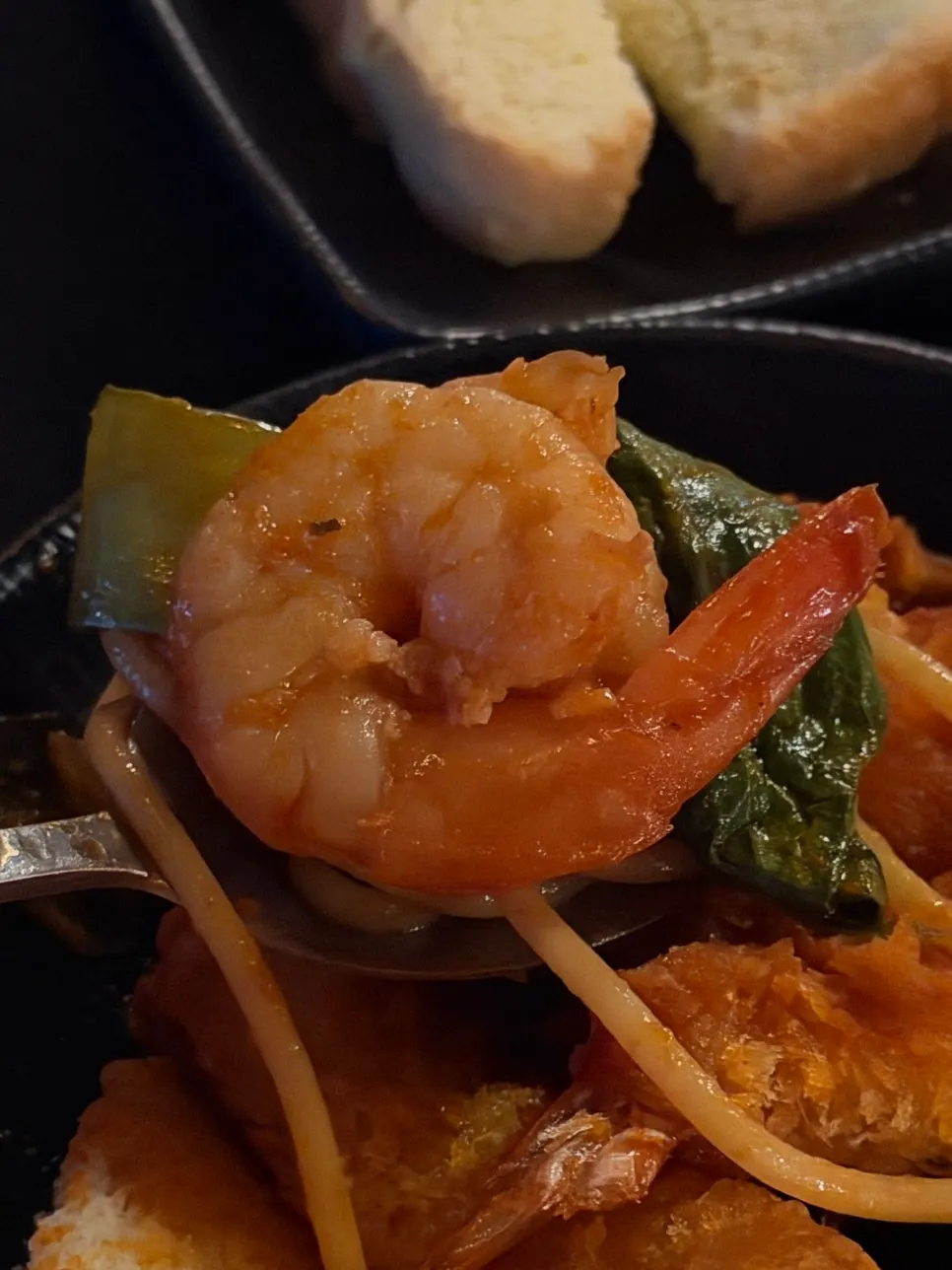 Both jjapaguri and hangover seafood pasta stew on the table