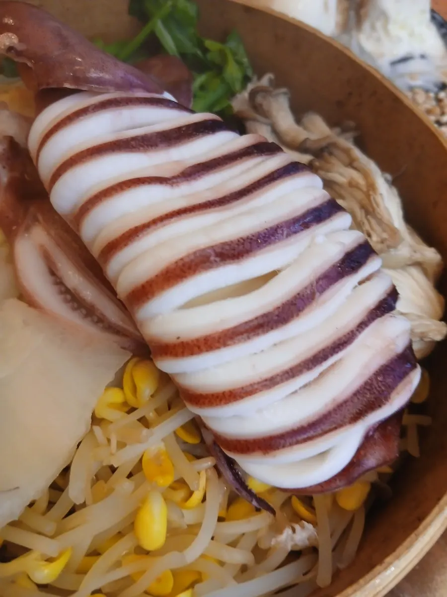 Onari-jjim served in a steamer