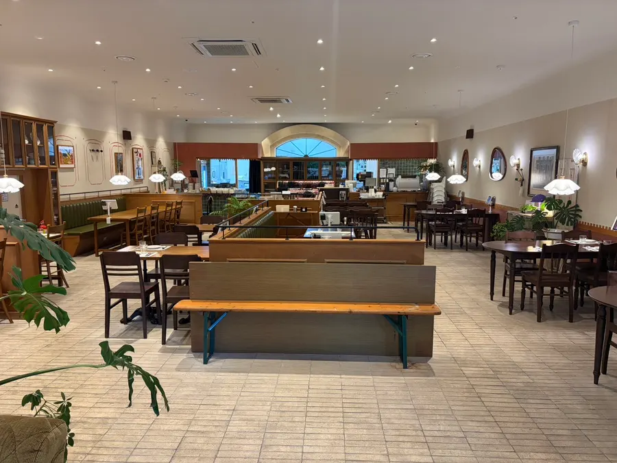 Sleek and cozy interior view of Bueokgan Restaurant