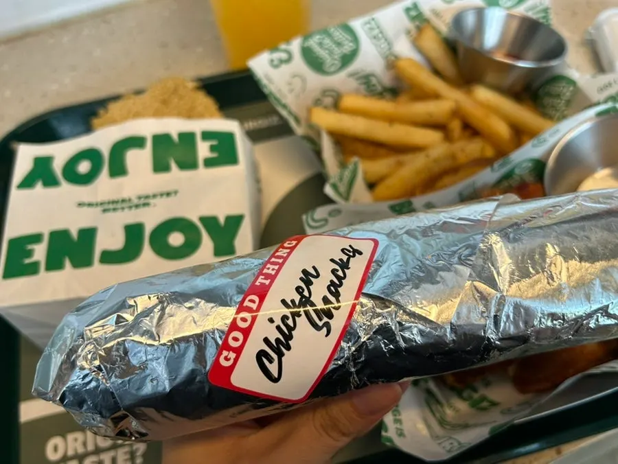 First-time order of the chicken snack