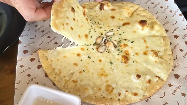 직화 메뉴 가격이 적힌 메뉴판