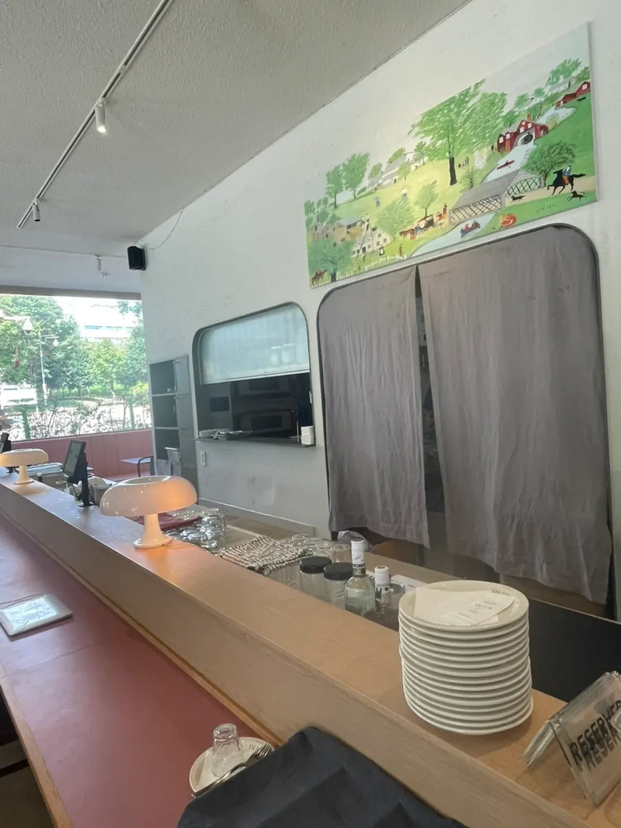 Tables inside filling up with customers