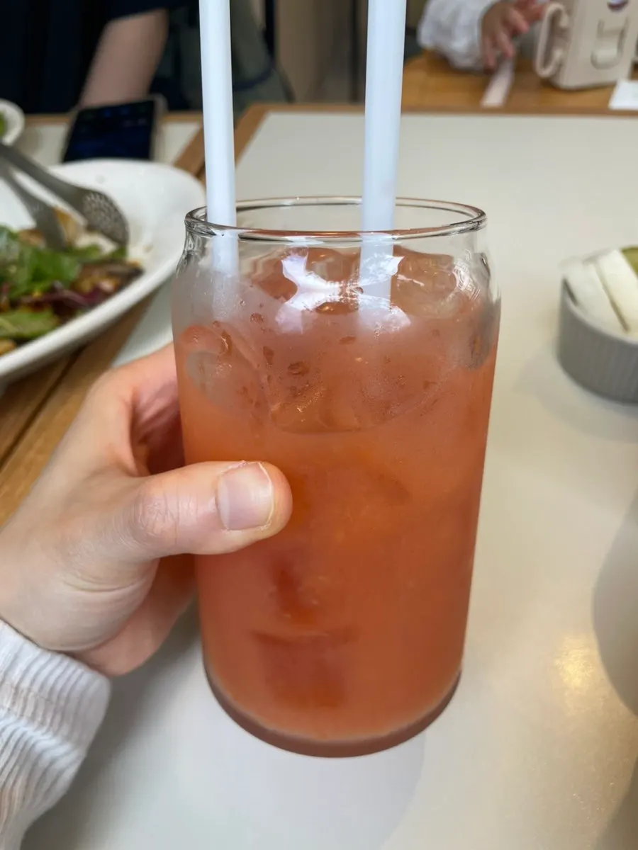 A refreshing glass of ade