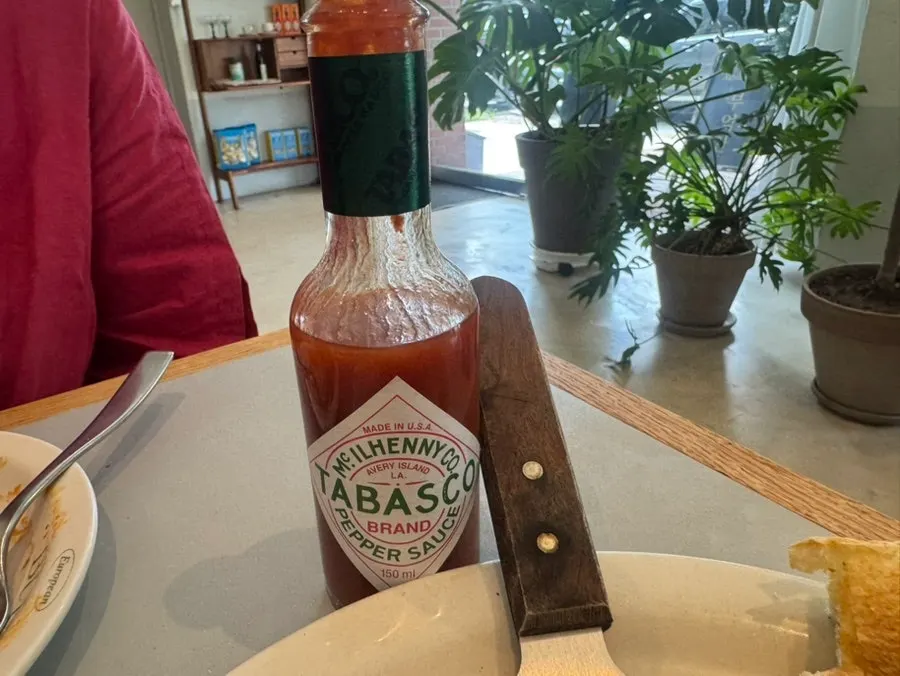 식사를 마친 부엌간 수완점 테이블