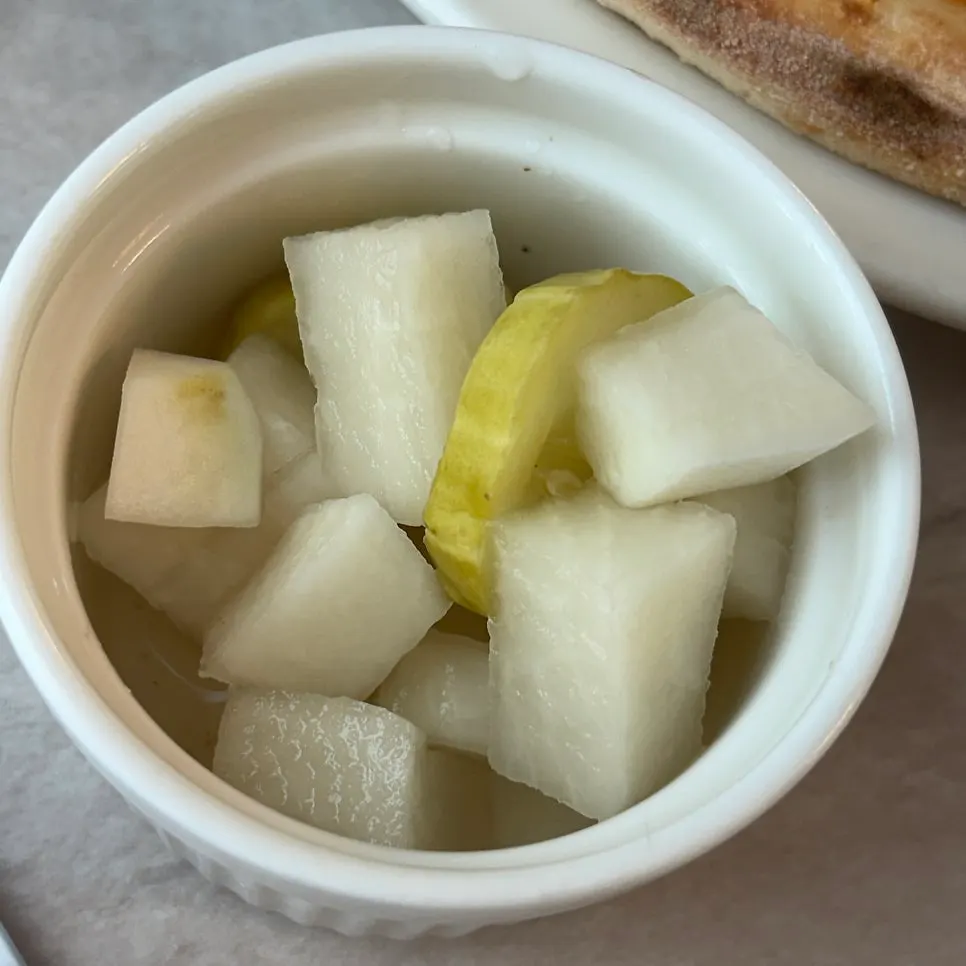피자 도우 단면