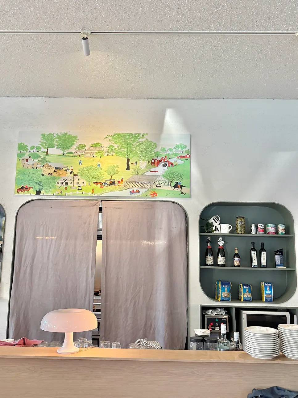 Menu board at Bueokgan Suwan Branch