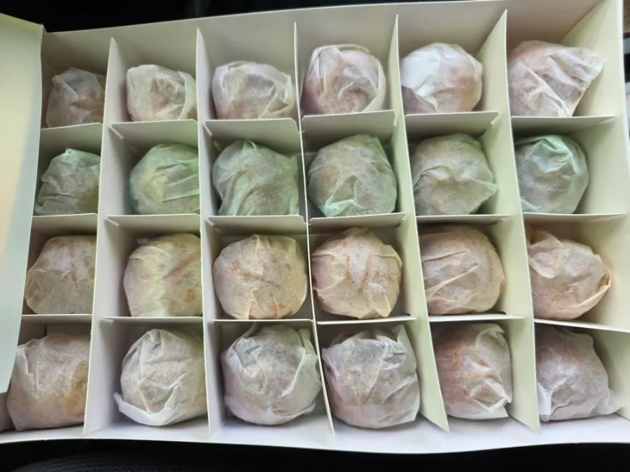 24-piece walnut pastry mix gift set wrapped in a premium paper box