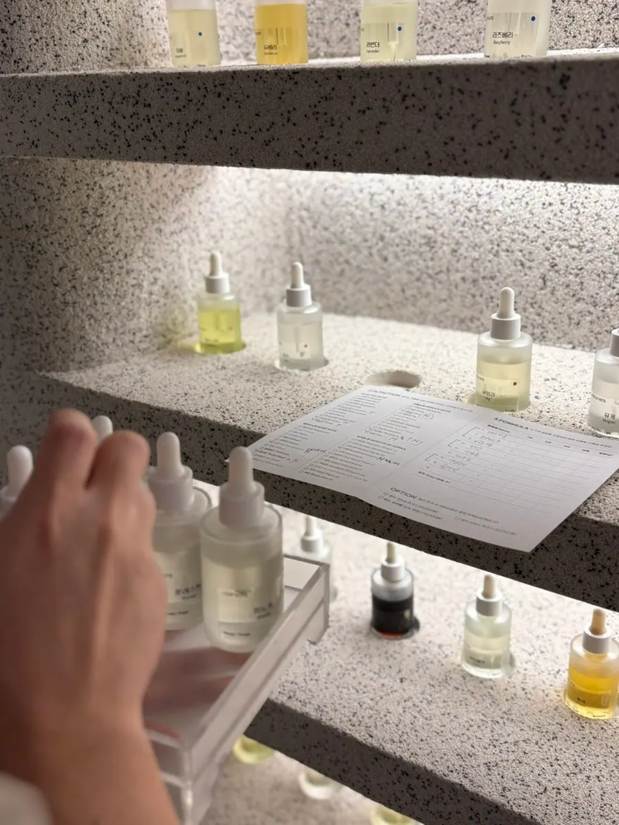 Selected sumuk and hanji fragrance materials