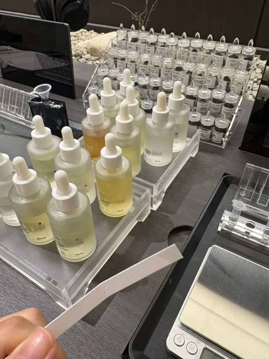 Combining proportions for a perfume recipe