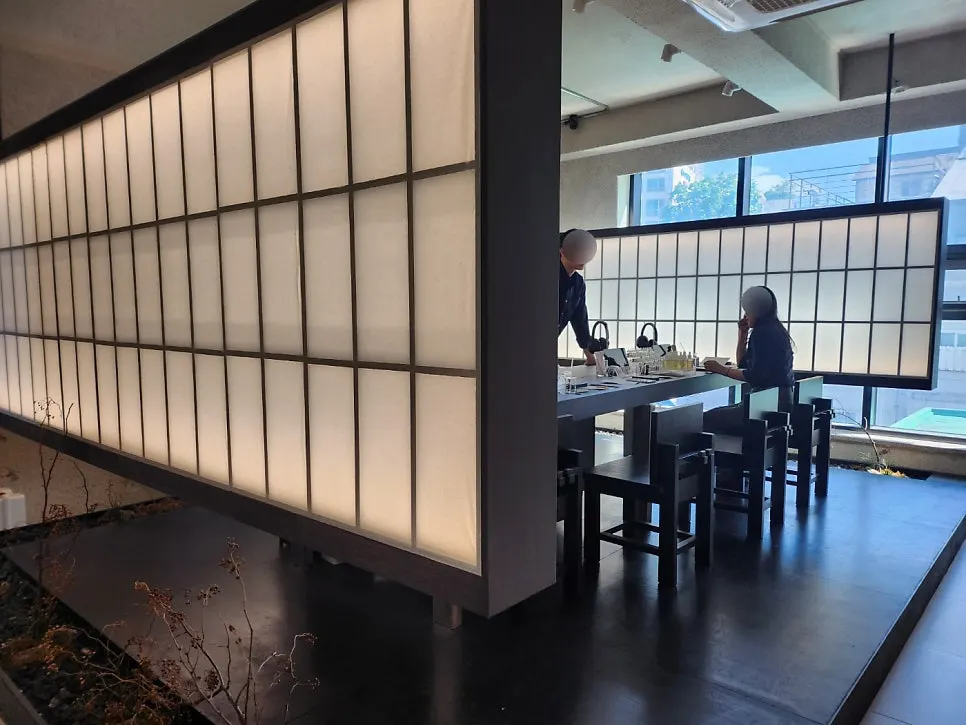 Interior view of Muhwawon Bukchon Perfume Workshop