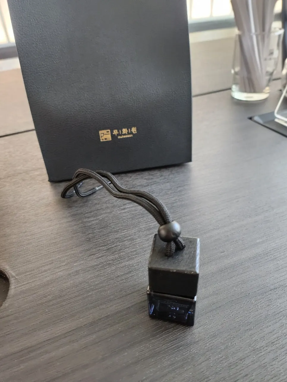 Mini hanging diffuser given for writing a Naver review