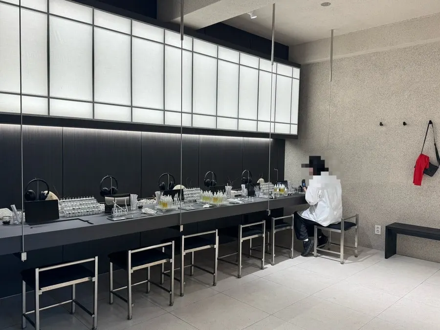 Inside the 3rd-floor space of Muhwawon Bukchon Perfume Workshop