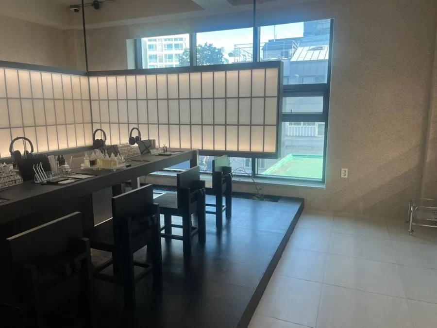 Interior of the 3rd-floor Muhwawon Perfume Workshop