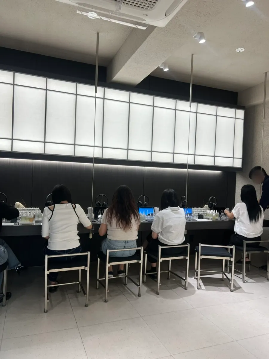 조향 체험이 진행되는 공방