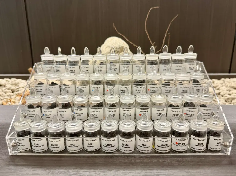 Perfume notes and sampling 48 scents