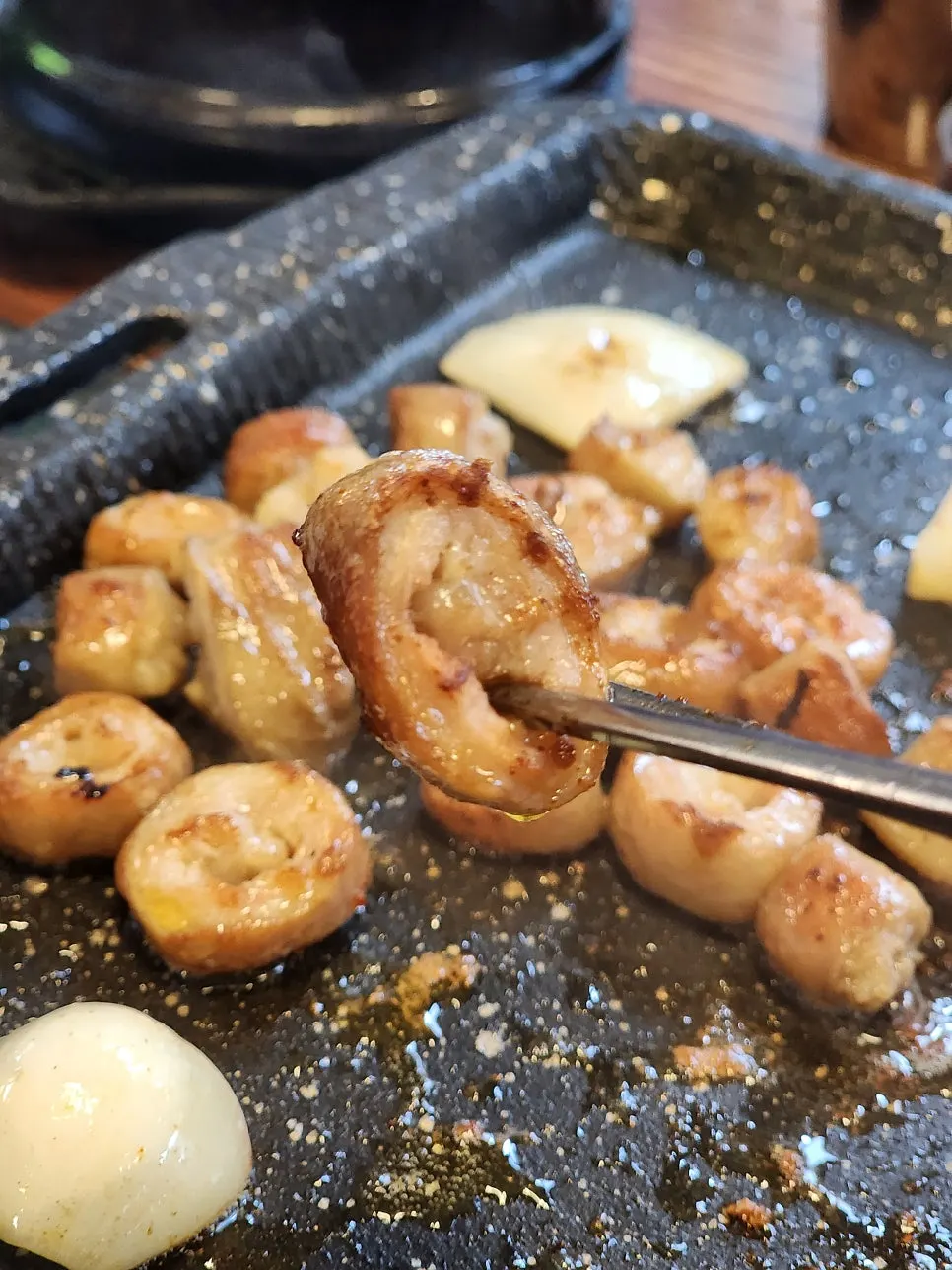 Grilled makchang with house special sauce