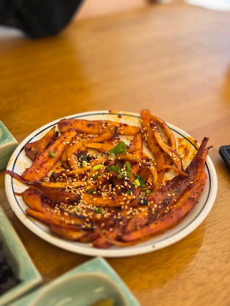 A bowl of Hyangtaek's Korean food highlighting the ingredients' natural flavor