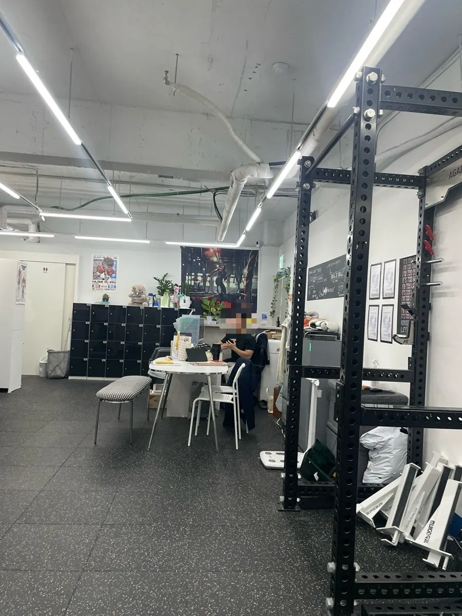 불스벨짐 강변점 복싱 트레이닝 장면