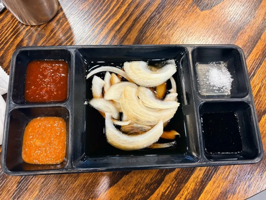 Sauce plate for makchang served one per person