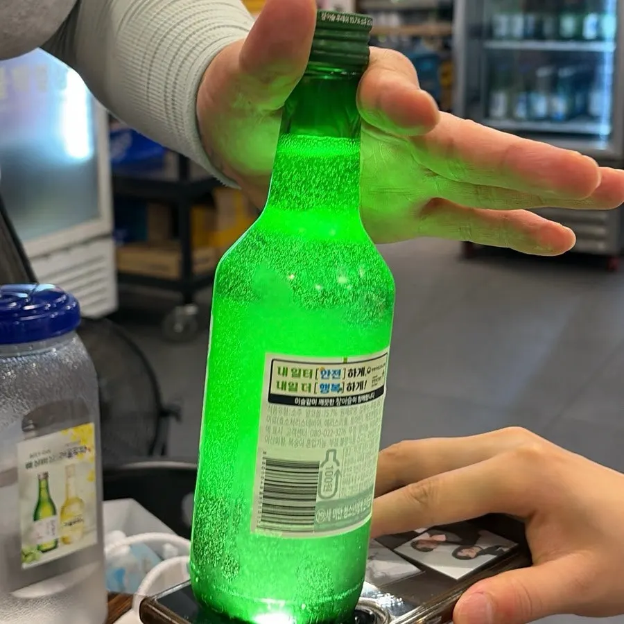 The owner's soju slush performance