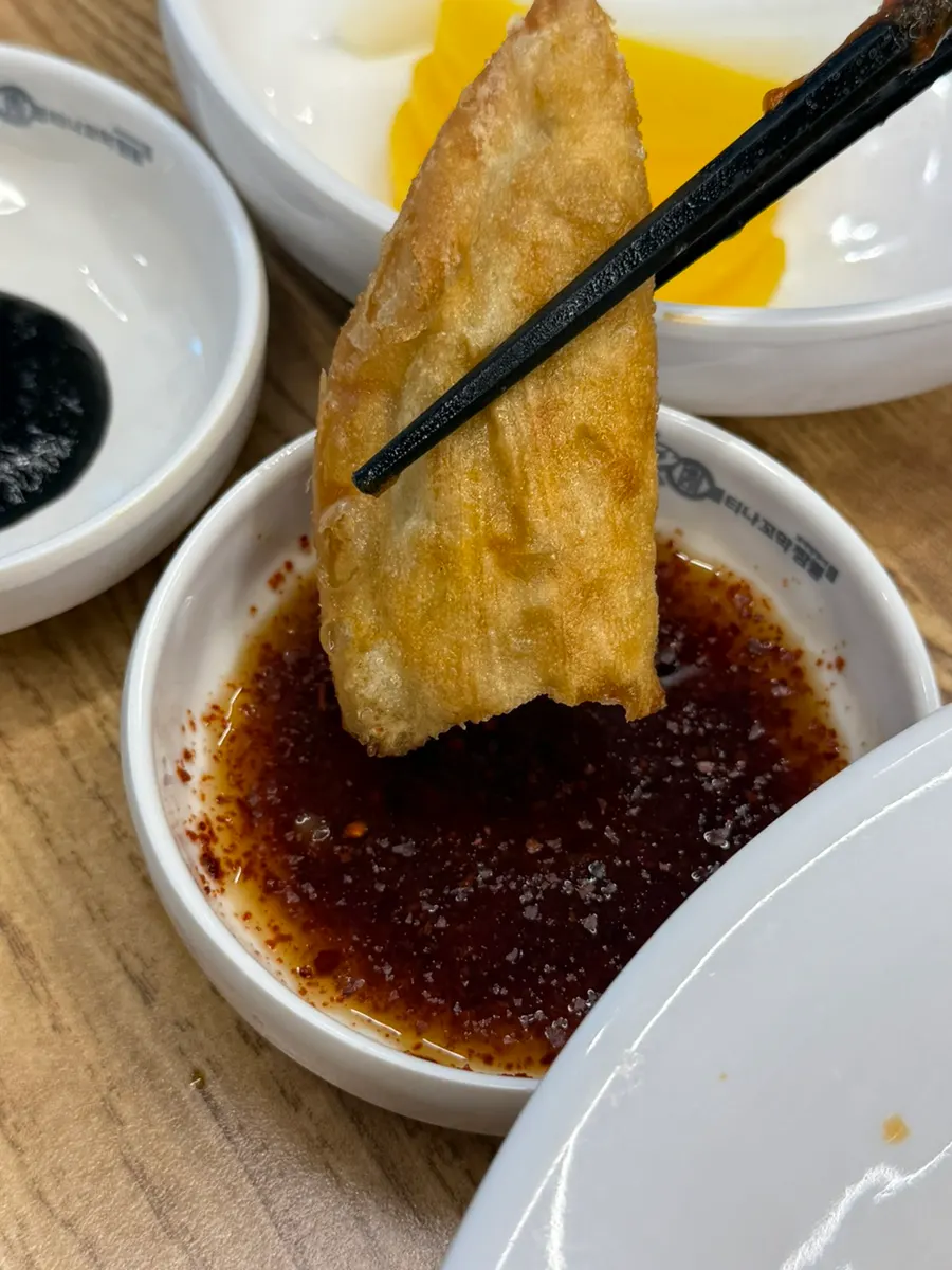 A generous plate of crispy fried dumplings