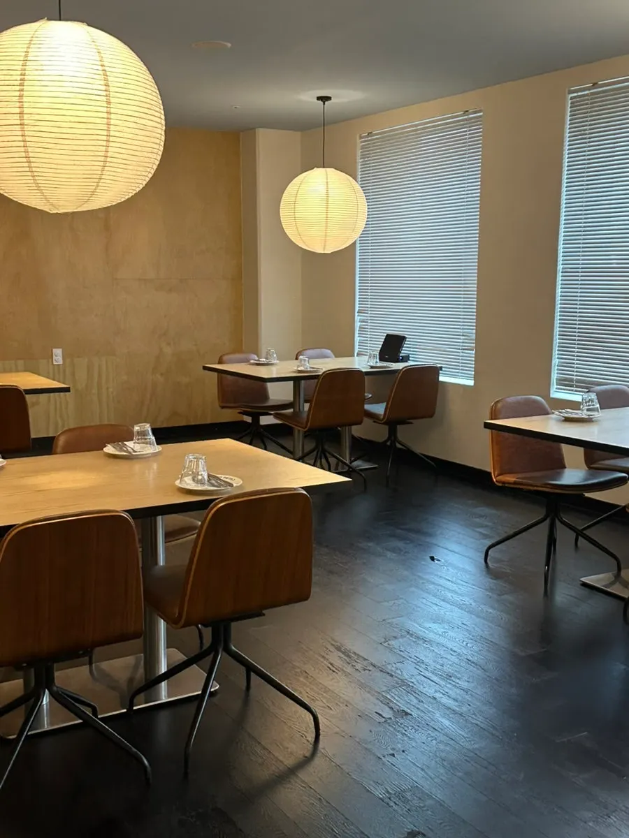 Full view of the dining hall at Two Find Peter Beomgye Branch