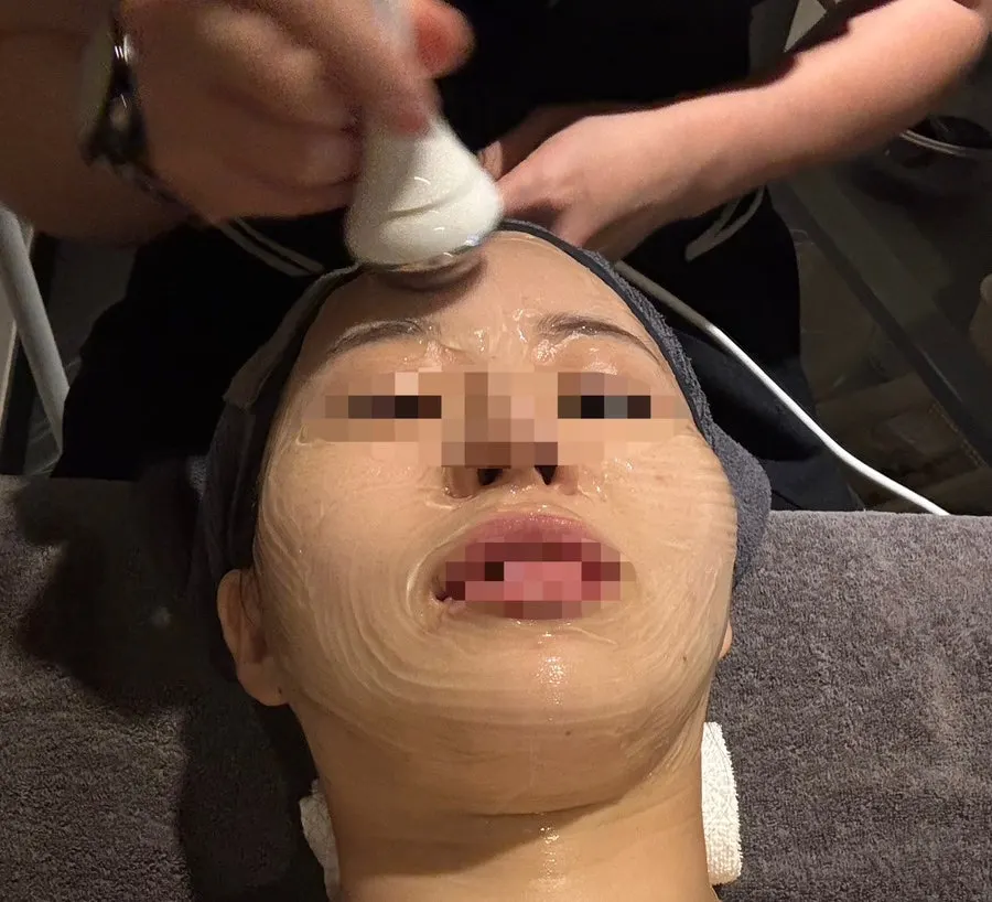 Soothing process to lower skin temperature