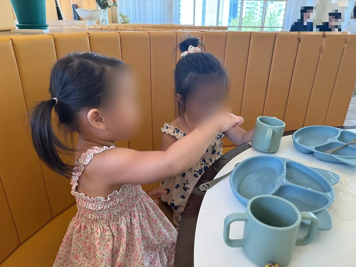 Seating area at the yes-kids-zone Bueokgan Haeundae Branch