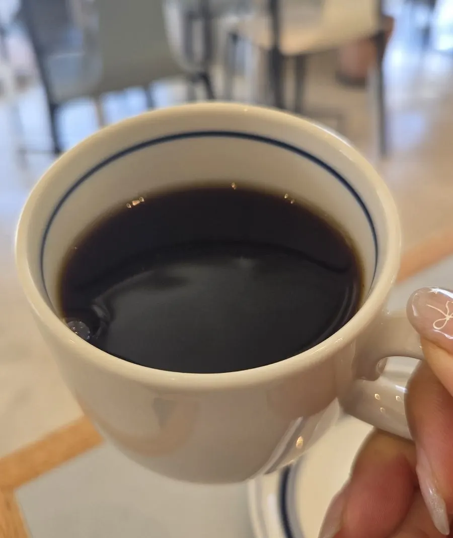 A cup of strong coffee