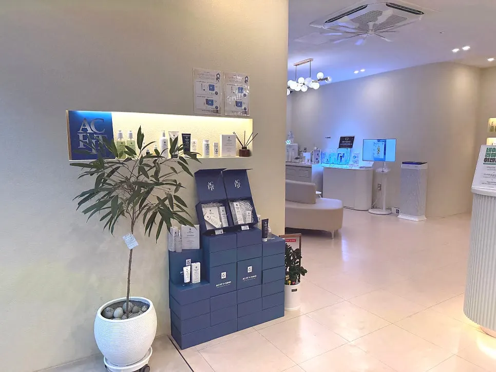 Neatly arranged waiting area at V Medispa