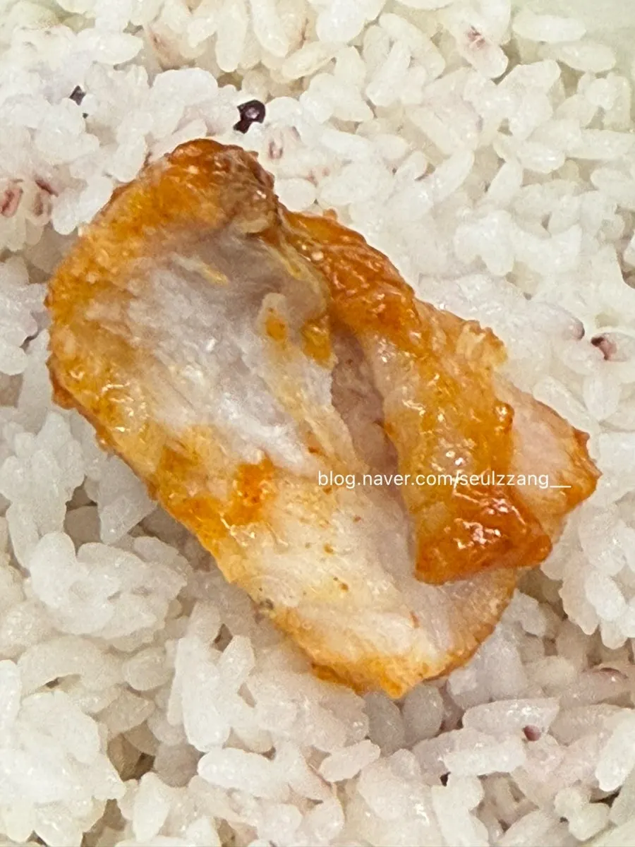 Boneless braised monkfish with fish roe