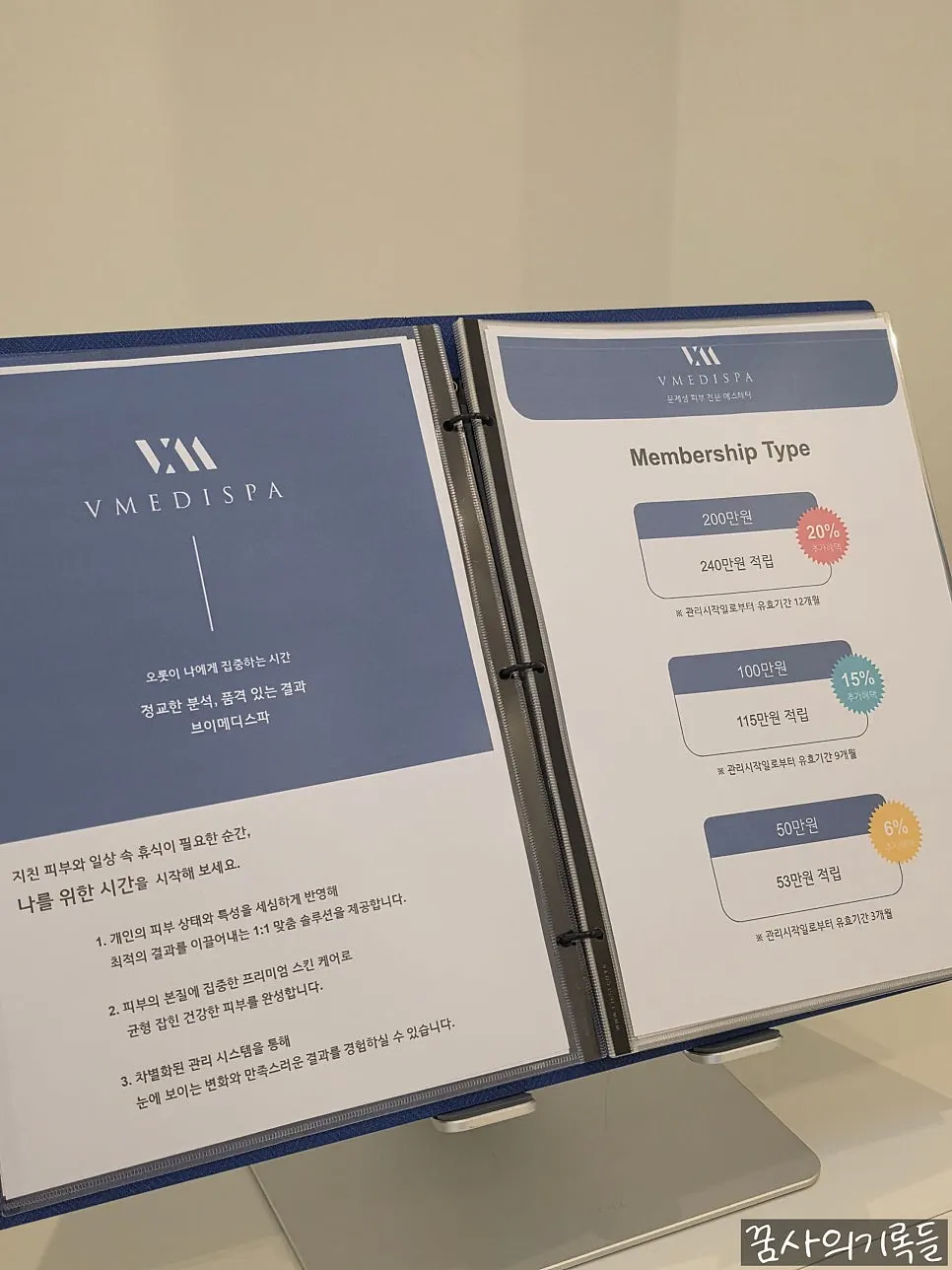 V Medispa membership point card information