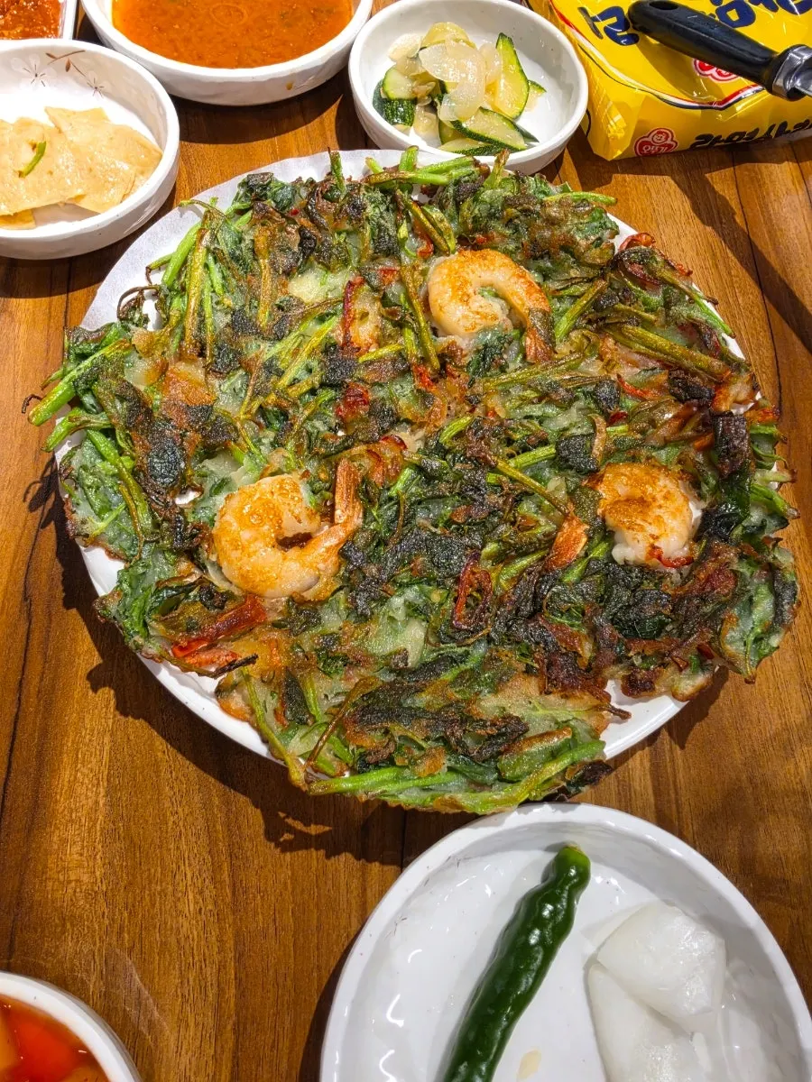 Gamjatang and pork belly set for two