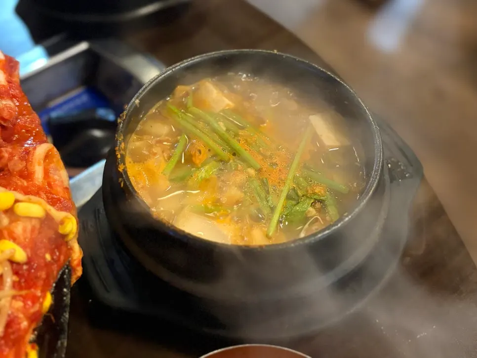 Great-value Korean BBQ meal spread