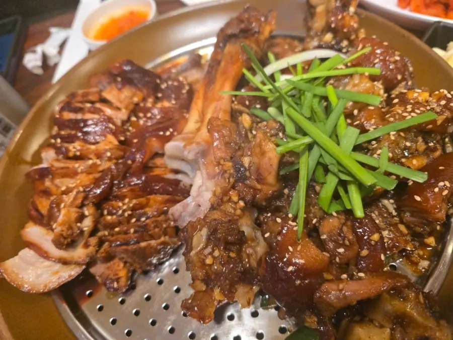 The route from Bupyeong Market Station to the restaurant