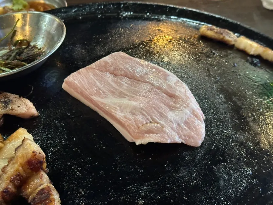 솥뚜껑에 올린 통항정살