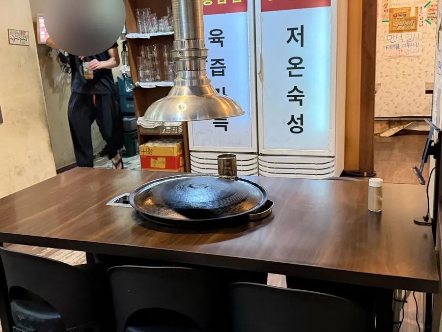 부평 고깃집 매장 전경